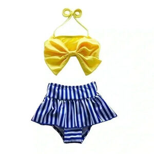 NWT INFANT SIZE S (10-12 mos) Girls 2 piece swimsuit